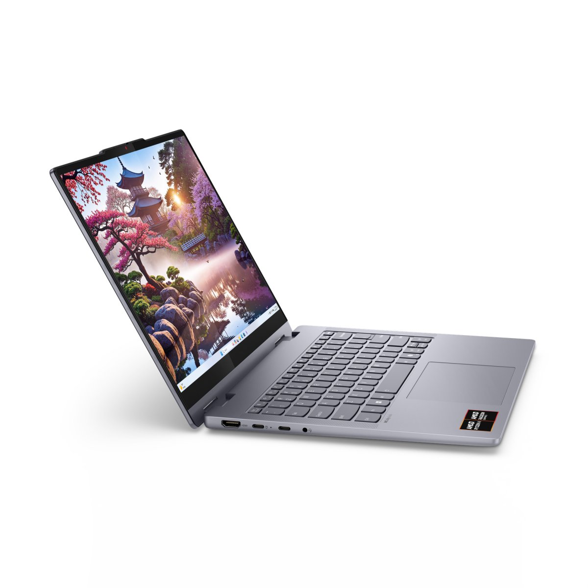 Lenovo IdeaPad 5 2-in-1 14AKP10 Copilot+ PC AMD Ryzen™ AI 7 350 Hybrid (2-in-1) 35.6 cm (14") Touchscreen WUXGA 24 GB LPDDR5x-SDRAM 512 GB SSD Wi-Fi 7 (802.11be) Windows 11 Home English Grey - Image 13