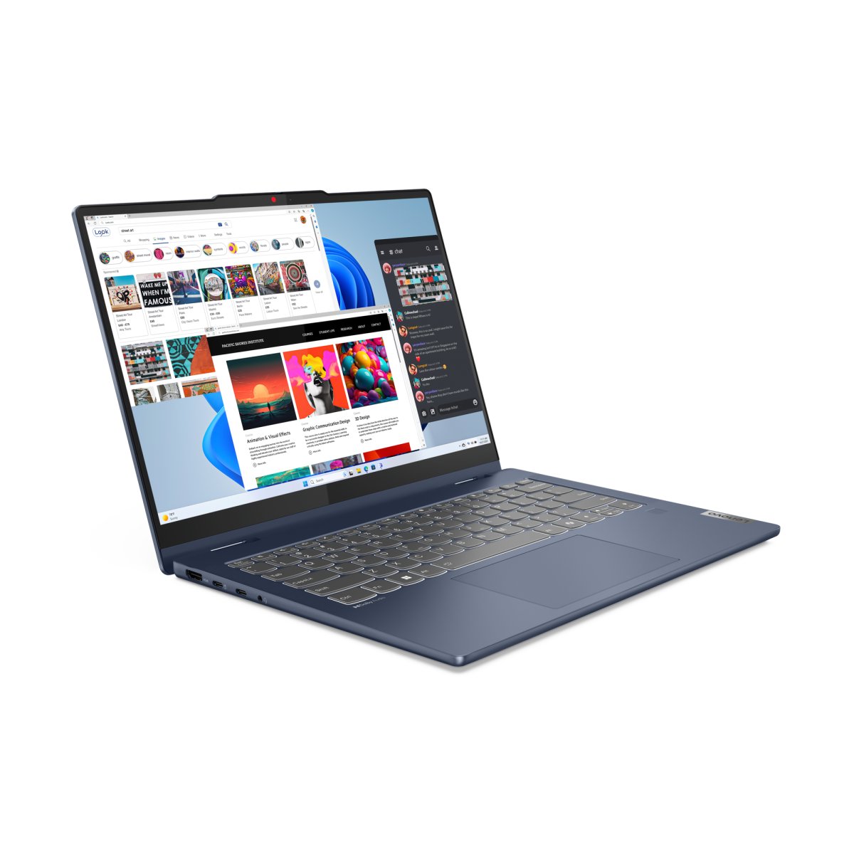Lenovo IdeaPad 5 2-in-1 14IRH9 Intel® Core™ i7 i7-13620H Hybrid (2-in-1) 35.6 cm (14") Touchscreen WUXGA 16 GB LPDDR5x-SDRAM 1 TB SSD Wi-Fi 6 (802.11ax) Windows 11 Home English Blue - Image 4