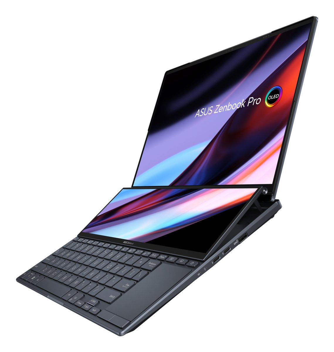 ASUS Zenbook Pro 14 Duo OLED UX8402ZA-M3033W Intel® Core™ i7 i7-12700H Laptop 36.8 cm (14.5") Touchscreen 2.8K 16 GB LPDDR5-SDRAM 512 GB SSD Wi-Fi 6E (802.11ax) Windows 11 Home Black - Image 10