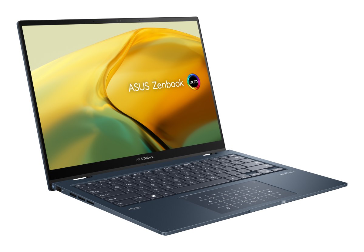 ASUS Zenbook 14 Flip OLED UP3404VA-KN139W Intel® Core™ i5 i5-1340P Hybrid (2-in-1) 35.6 cm (14") Touchscreen 2.8K 16 GB LPDDR5-SDRAM 512 GB SSD Wi-Fi 6E (802.11ax) Windows 11 Home Blue - Image 3