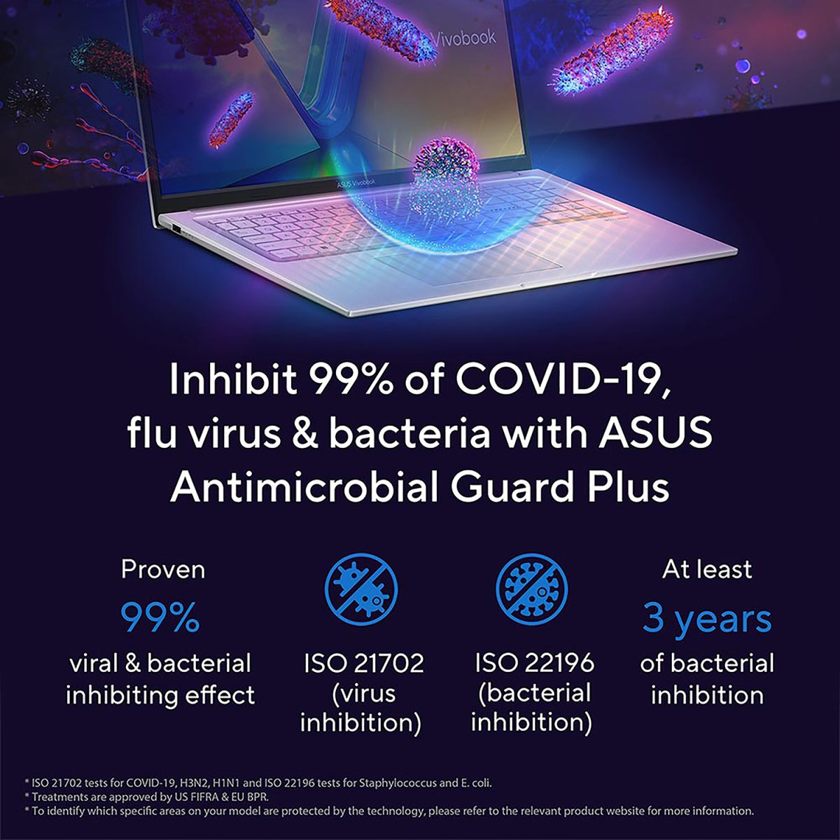 ASUS Vivobook 17 X1704VA-AU1076W Intel Core 3 100U Laptop 43.9 cm (17.3") Full HD 8 GB DDR5-SDRAM 512 GB SSD Wi-Fi 6 (802.11ax) Windows 11 Home Silver - Image 10