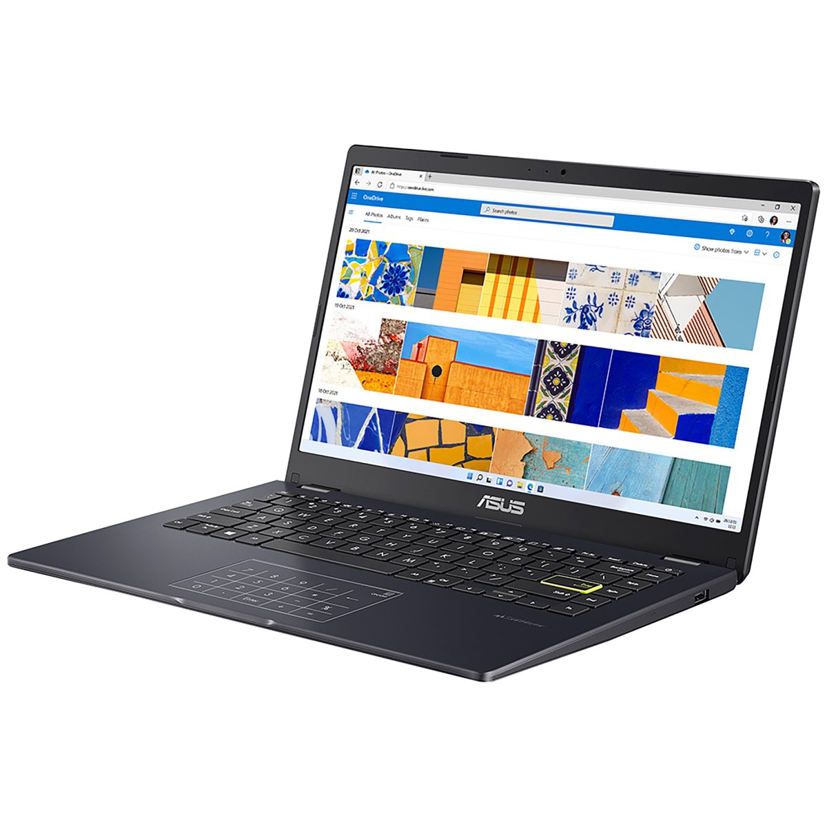 ASUS Vivobook Go 14 E410KA-EB996WS Intel® Celeron® N N4500 Laptop 35.6 cm (14") Full HD 4 GB DDR4-SDRAM 128 GB eMMC Wi-Fi 5 (802.11ac) Windows 11 Home in S mode Black, Blue - Image 4