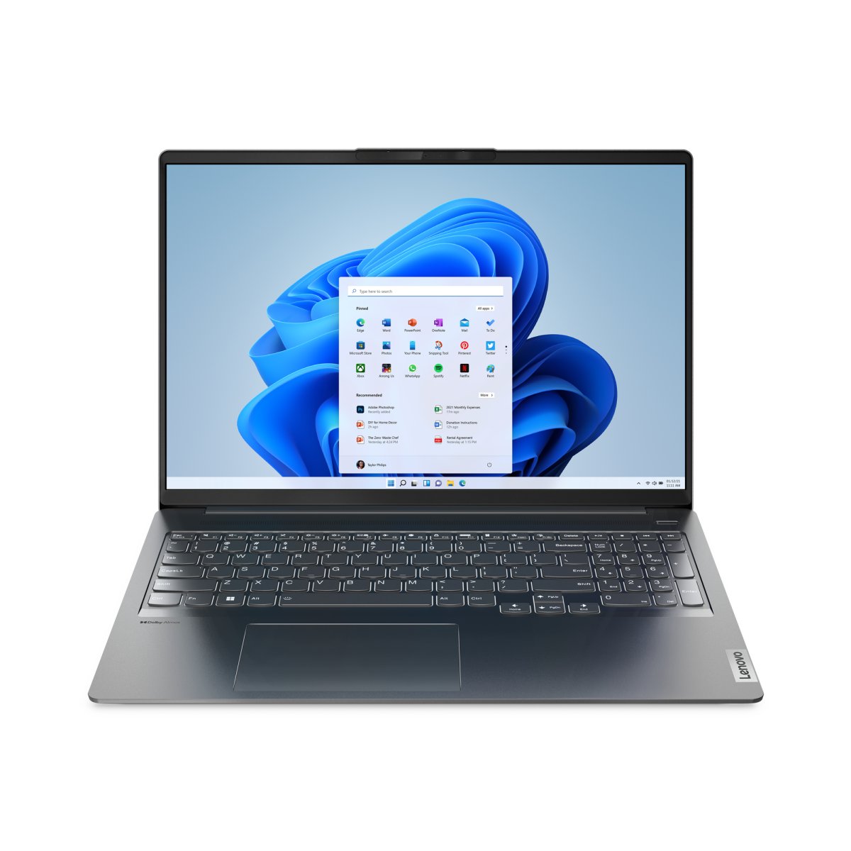 Lenovo IdeaPad 5 Pro 16ARH7 AMD Ryzen™ 7 6800HS Laptop 40.6 cm (16") 2.5K 16 GB LPDDR5-SDRAM 512 GB SSD NVIDIA GeForce RTX 3050 Ti Wi-Fi 6 (802.11ax) Windows 11 Home UK English Grey