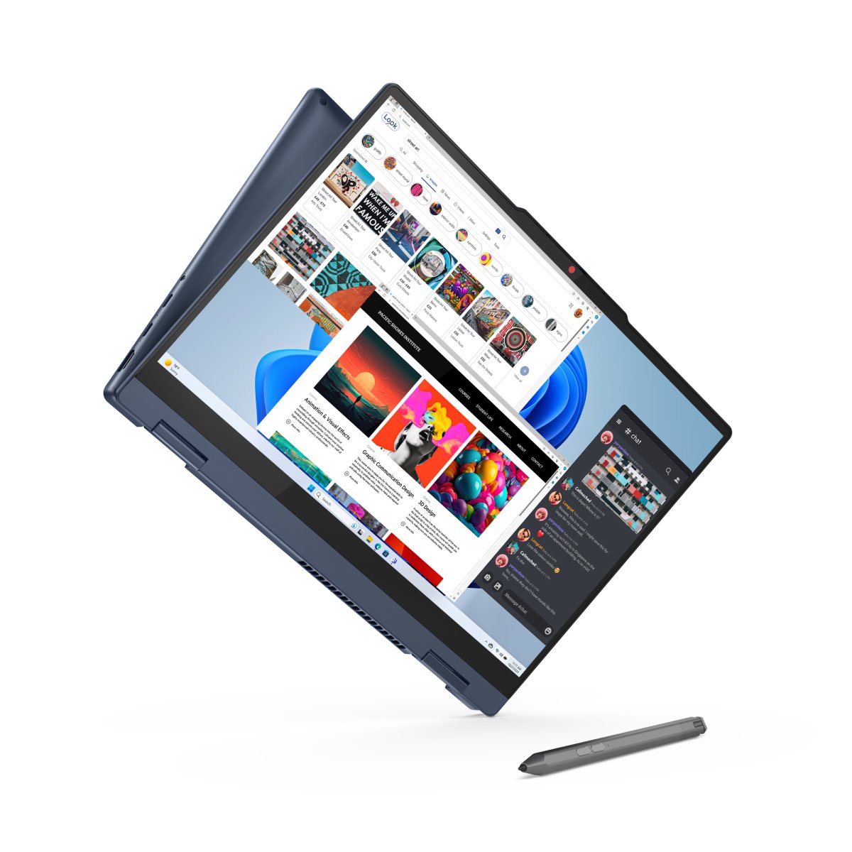 Lenovo IdeaPad 5 2-in-1 14IRH9 Intel® Core™ i7 i7-13620H Hybrid (2-in-1) 35.6 cm (14") Touchscreen WUXGA 16 GB LPDDR5x-SDRAM 1 TB SSD Wi-Fi 6 (802.11ax) Windows 11 Home English Blue - Image 11