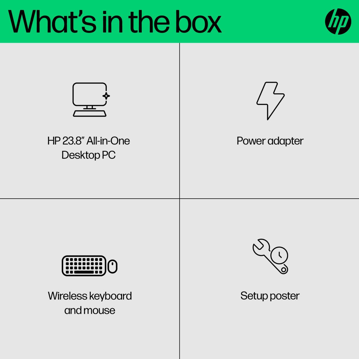 HP 24 -cr0047na PC Intel® Core™ i5 i5-1335U 60.5 cm (23.8") 1920 x 1080 pixels All-in-One PC 8 GB DDR4-SDRAM 512 GB SSD Windows 11 Home Wi-Fi 6 (802.11ax) White - Image 5