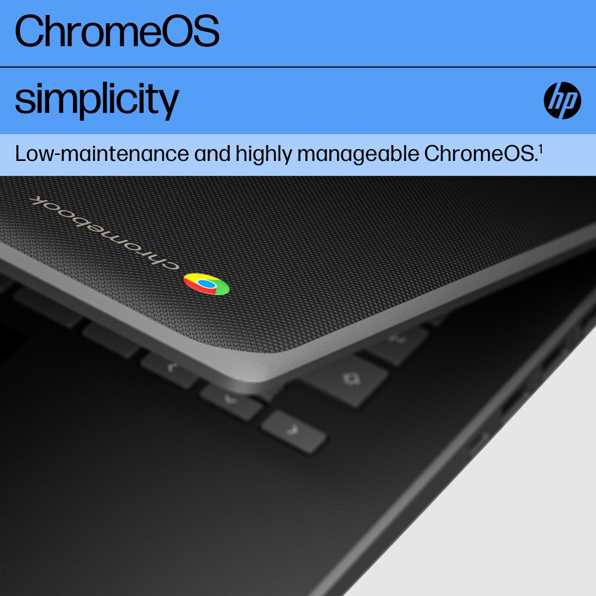 HP Fortis G1i 14 Chromebook Intel® N N150 35.6 cm (14") HD 8 GB LPDDR5x-SDRAM 64 GB eMMC Wi-Fi 6 (802.11ax) ChromeOS Black - Image 2