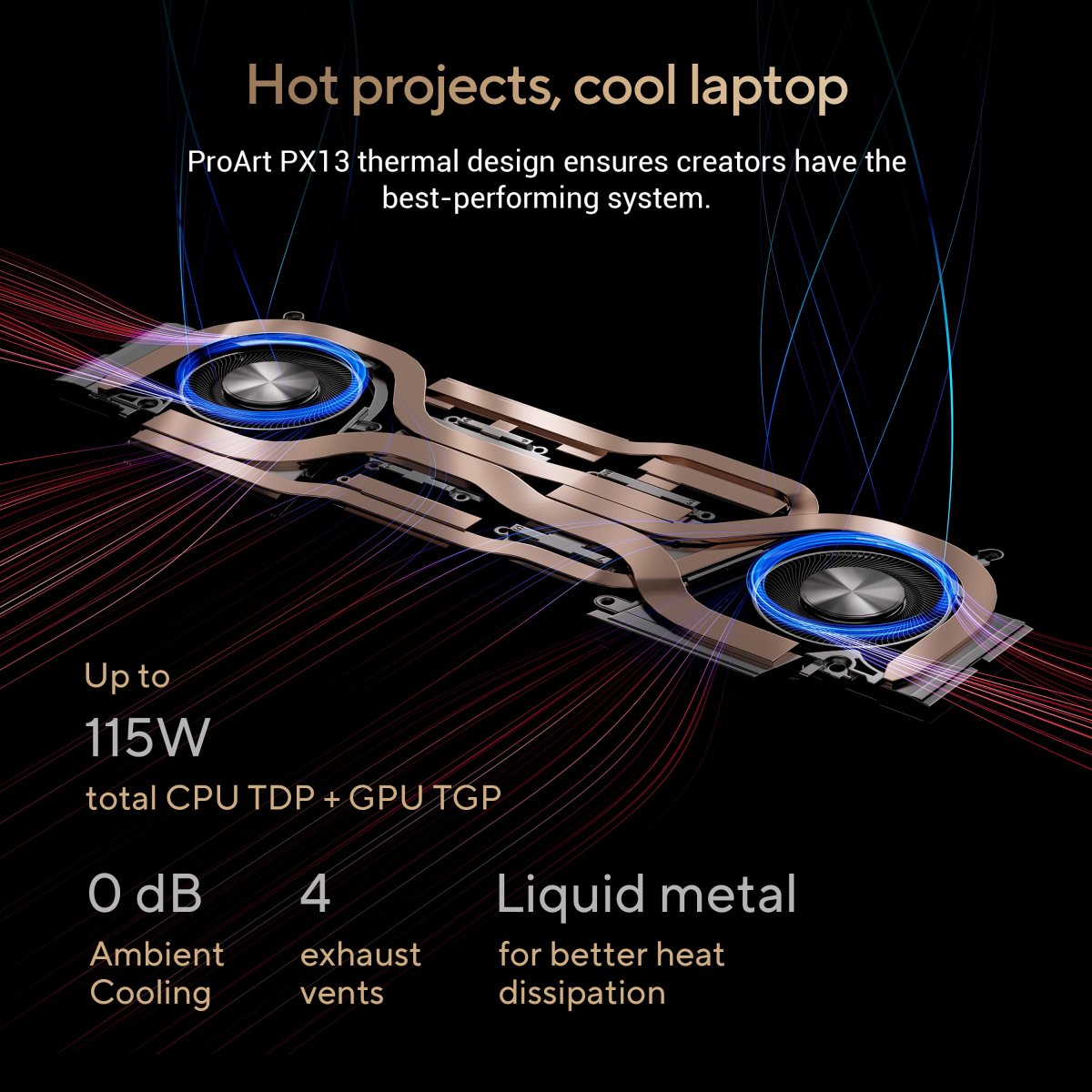 ASUS ProArt PX13 HN7306WV-LX009W Copilot+ PC AMD Ryzen AI 9 HX 370 Hybrid (2-in-1) 33.8 cm (13.3") Touchscreen 3K 32 GB LPDDR5x-SDRAM 1 TB SSD NVIDIA GeForce RTX 4060 Wi-Fi 7 (802.11be) Windows 11 Home Black - Image 14
