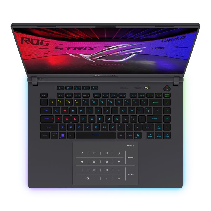 ASUS ROG Strix G16 G615LR-S5191W Intel Core Ultra 9 275HX Laptop 40.6 cm (16") 2.5K 32 GB DDR5-SDRAM 2 TB SSD NVIDIA GeForce RTX 5070 Ti Wi-Fi 7 (802.11be) Windows 11 Home Grey - Image 9