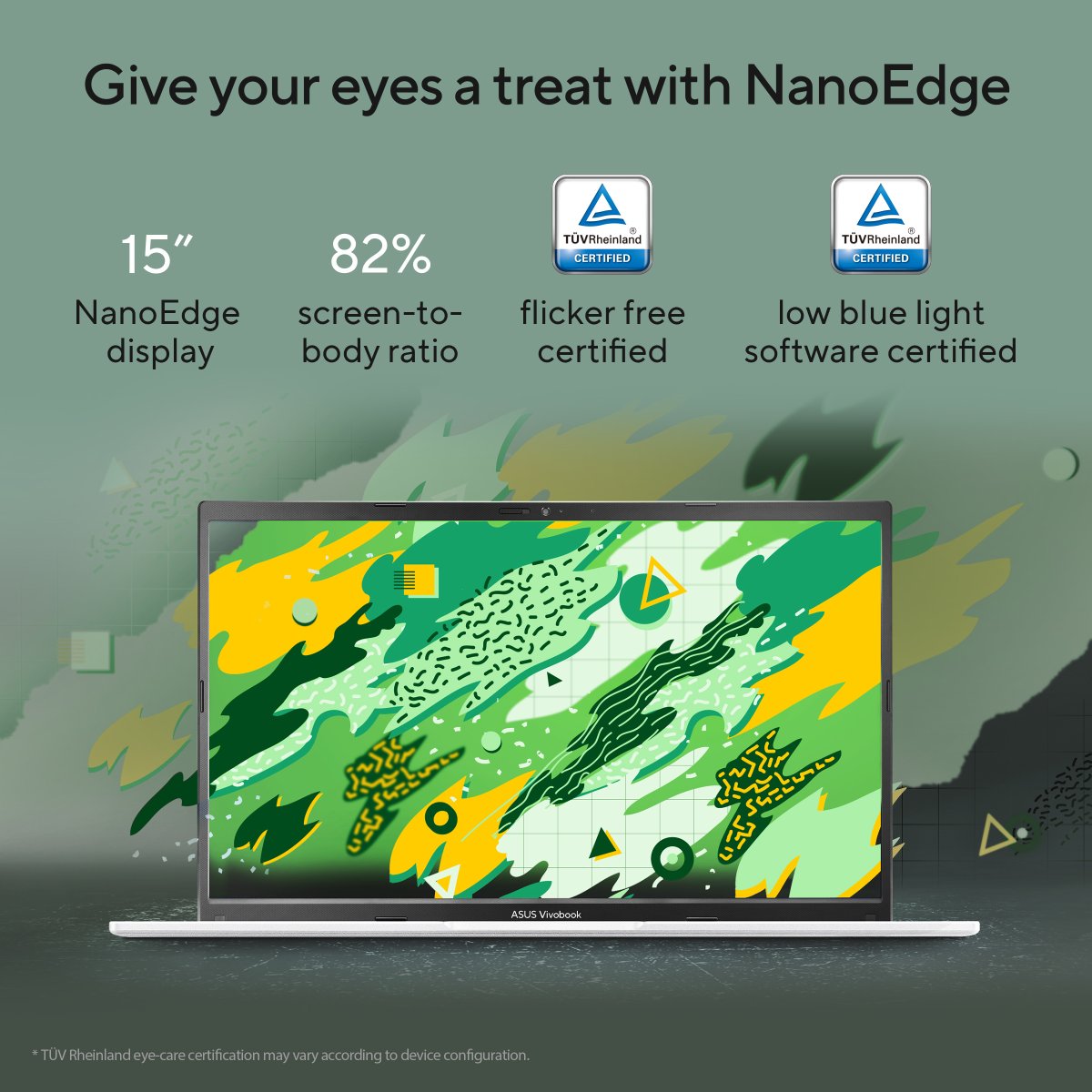 ASUS Vivobook 15 M1502YA-NJ033W AMD Ryzen™ 7 7730U Laptop 39.6 cm (15.6") Full HD 16 GB DDR4-SDRAM 512 GB SSD Wi-Fi 6E (802.11ax) Windows 11 Home Silver - Image 9