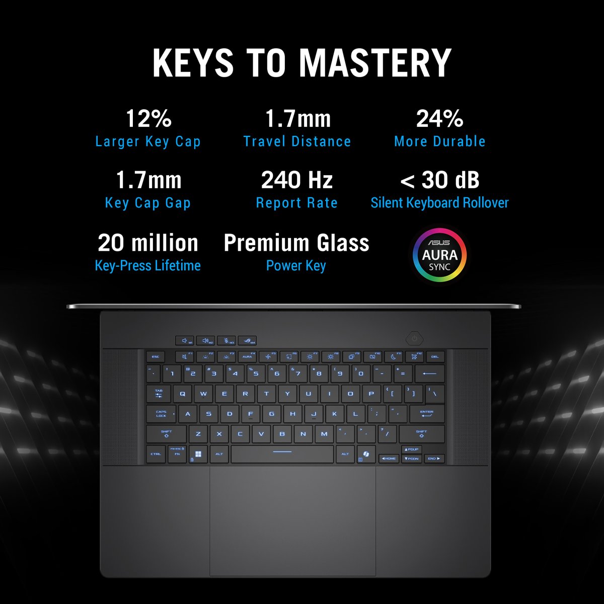 ASUS ROG Zephyrus G16 GA605KH-QR017W Copilot+ PC AMD Ryzen™ AI 7 350 Laptop 40.6 cm (16") 2.5K 32 GB LPDDR5x-SDRAM 1 TB SSD NVIDIA® GeForce RTX™ 5050 Wi-Fi 7 (802.11be) Windows 11 Home Grey - Image 11