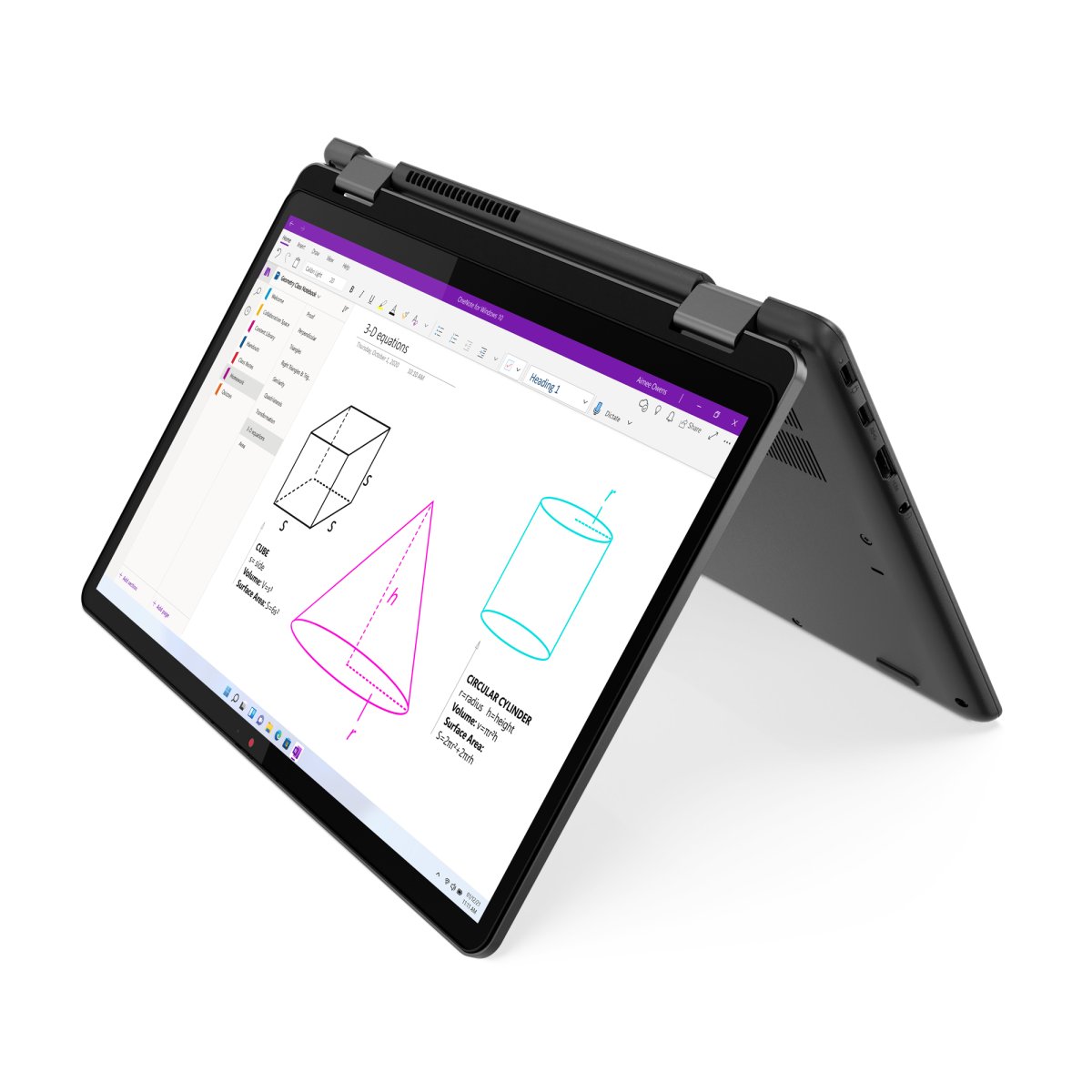 Lenovo Yoga 13w AMD Ryzen™ 5 5625U Hybrid (2-in-1) 33.8 cm (13.3") Touchscreen WUXGA 8 GB DDR4-SDRAM 256 GB SSD Wi-Fi 6 (802.11ax) Windows 11 Pro UK International Black - Image 5