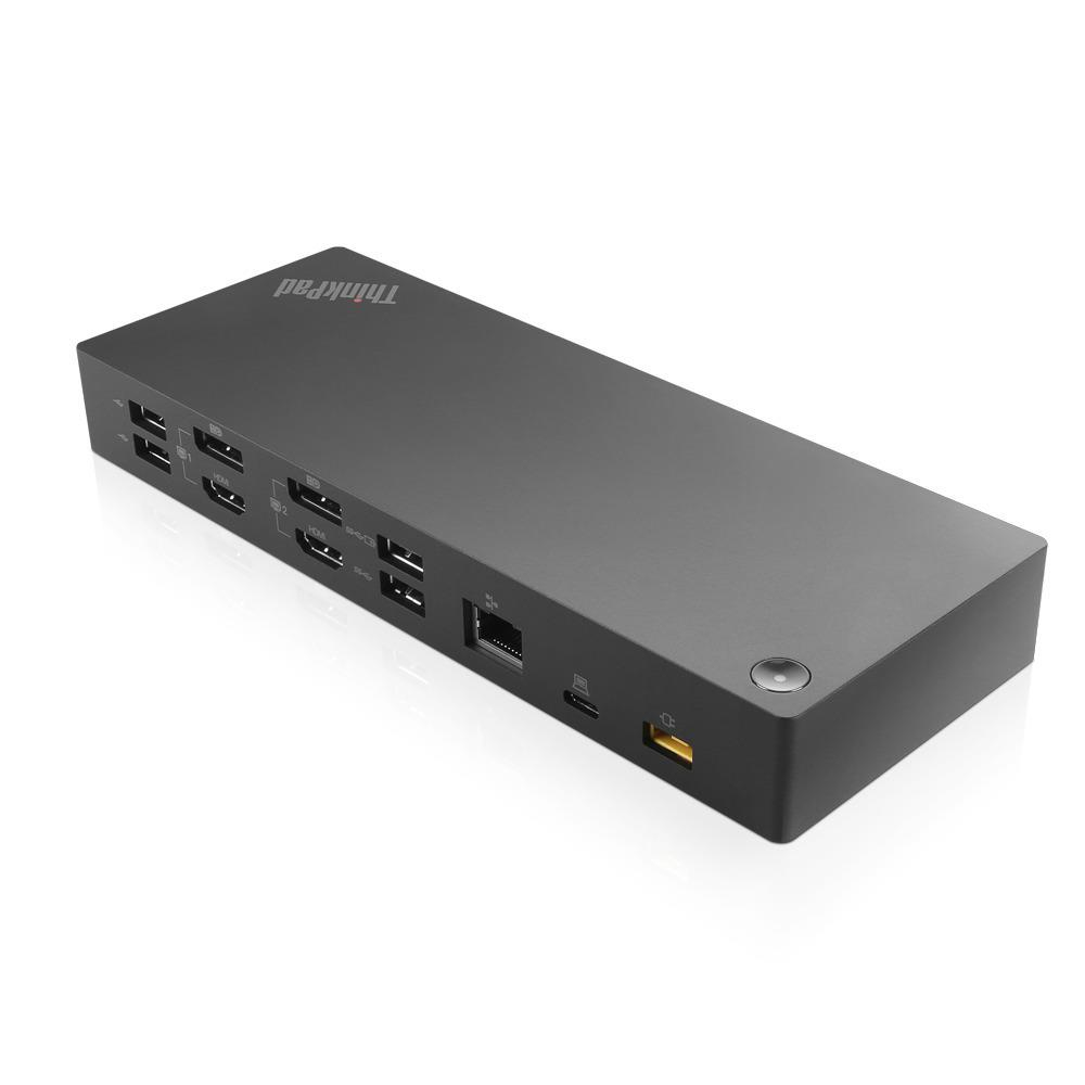 Lenovo 40AF0135UK laptop dock/port replicator Wired USB 3.2 Gen 1 (3.1 Gen 1) Type-C Black - Image 2