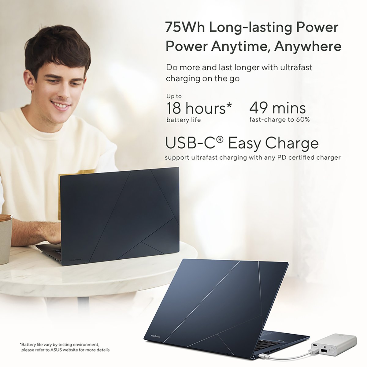 ASUS Zenbook 14 OLED UX3402VA-KM468W Intel® Core™ i5 i5-13500H Laptop 35.6 cm (14") 2.8K 16 GB LPDDR5-SDRAM 512 GB SSD Wi-Fi 6E (802.11ax) Windows 11 Home Silver - Image 8