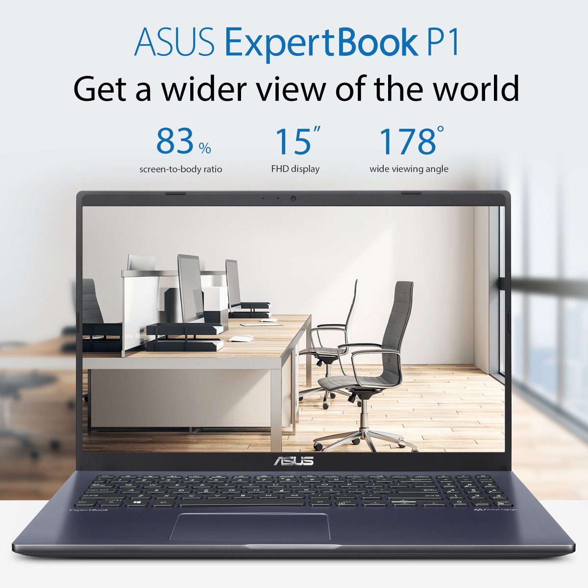 ASUS ExpertBook P1 P1503CV-i731X Intel® Core™ i7 i7-13620H Laptop 39.6 cm (15.6") Full HD 32 GB DDR5-SDRAM 1 TB SSD Wi-Fi 6 (802.11ax) Windows 11 Pro Grey - Image 21