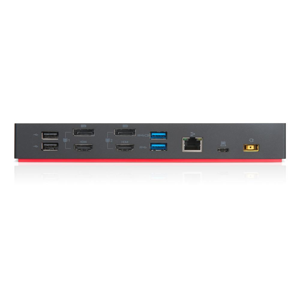 Lenovo 40AF0135UK laptop dock/port replicator Wired USB 3.2 Gen 1 (3.1 Gen 1) Type-C Black - Image 3