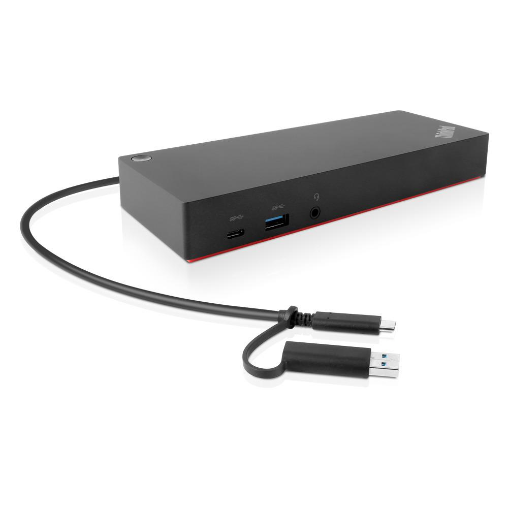 Lenovo 40AF0135UK laptop dock/port replicator Wired USB 3.2 Gen 1 (3.1 Gen 1) Type-C Black - Image 4