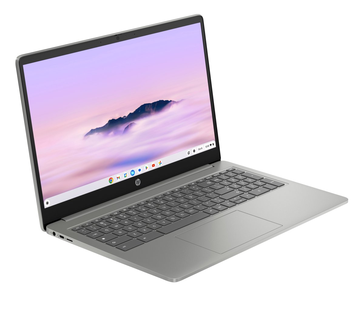 HP Chromebook 15a-nb0004na Intel® Core™ i3 i3-N305 39.6 cm (15.6") Full HD 8 GB LPDDR5-SDRAM 256 GB Flash Wi-Fi 6 (802.11ax) ChromeOS Silver - Image 2