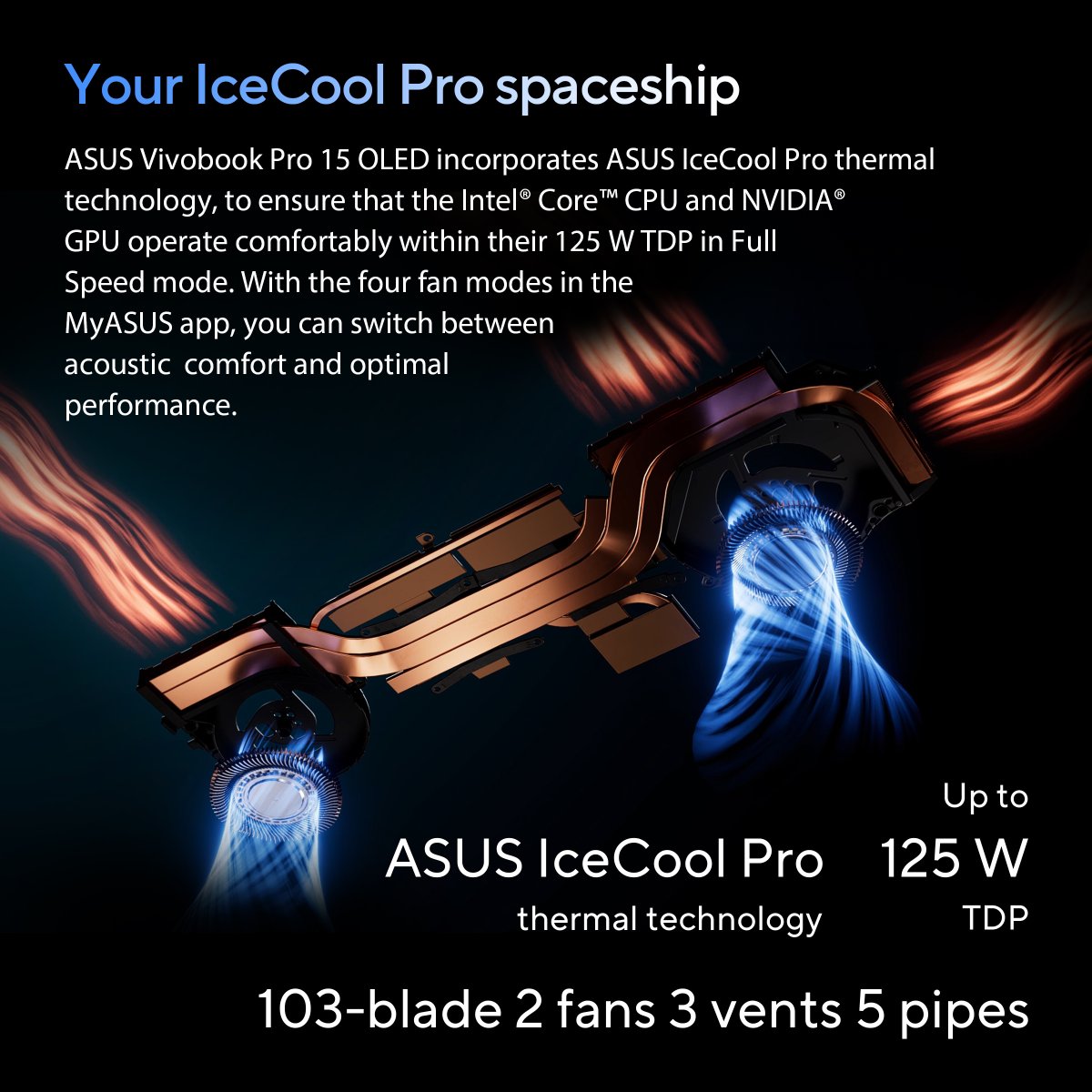 ASUS Vivobook Pro 15 OLED N6506CU-MA031W Copilot+ PC Intel Core Ultra 9 285H Laptop 39.6 cm (15.6") 3K 16 GB DDR5-SDRAM 1 TB SSD NVIDIA GeForce RTX 4050 Wi-Fi 6E (802.11ax) Windows 11 Home Grey - Image 20