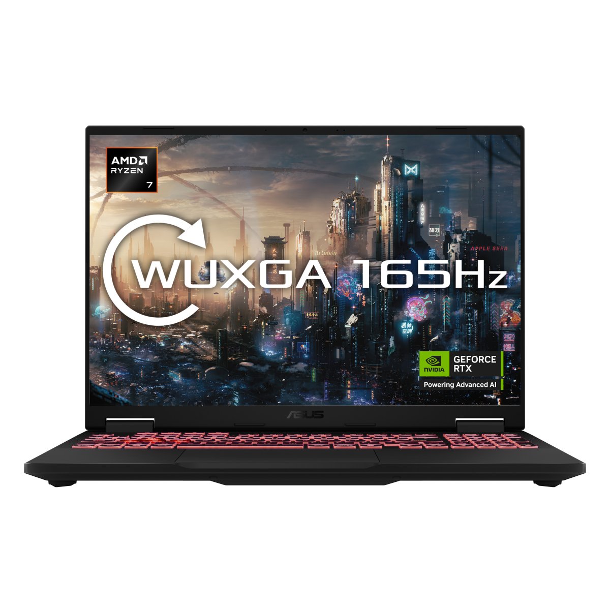 ASUS TUF Gaming A16 FA608UH-RV027W AMD Ryzen™ 7 260 Laptop 40.6 cm (16") Full HD+ 16 GB DDR5-SDRAM 1 TB SSD NVIDIA® GeForce RTX™ 5050 Wi-Fi 6E (802.11ax) Windows 11 Home Grey