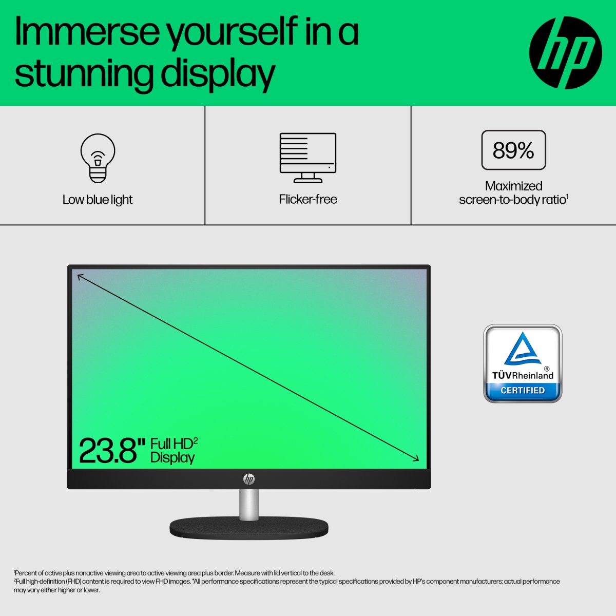HP 24 -cr0047na PC Intel® Core™ i5 i5-1335U 60.5 cm (23.8") 1920 x 1080 pixels All-in-One PC 8 GB DDR4-SDRAM 512 GB SSD Windows 11 Home Wi-Fi 6 (802.11ax) White - Image 8