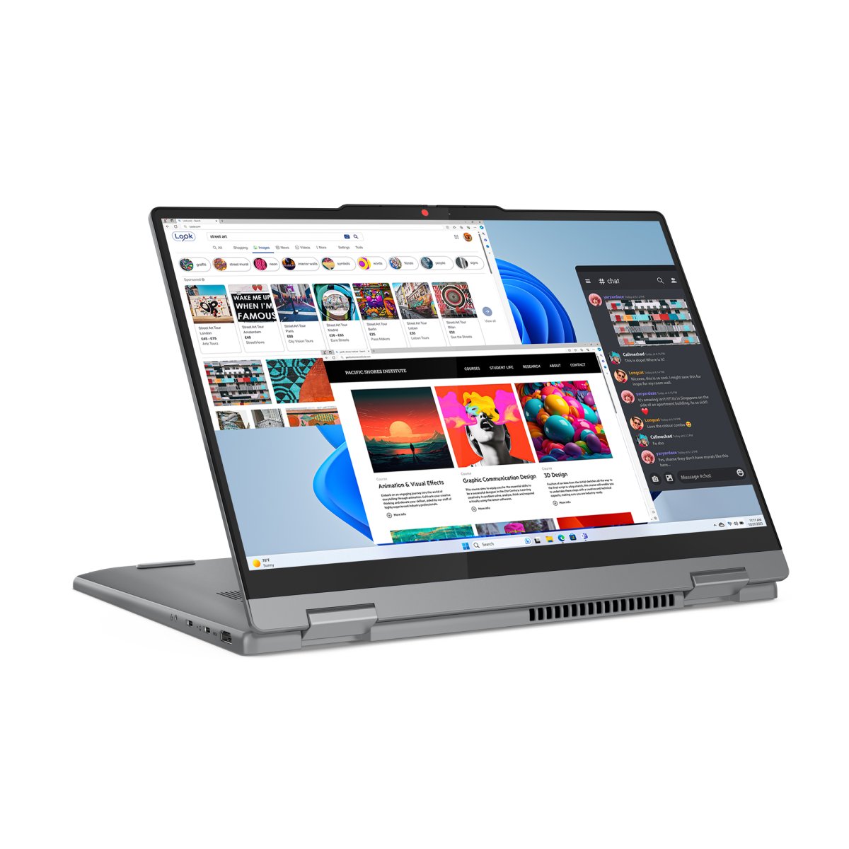 Lenovo IdeaPad 5 2-in-1 14IRH9 Intel® Core™ i7 i7-13620H Hybrid (2-in-1) 35.6 cm (14") Touchscreen WUXGA 16 GB LPDDR5x-SDRAM 512 GB SSD Wi-Fi 6 (802.11ax) Windows 11 Home UK English Grey - Image 9
