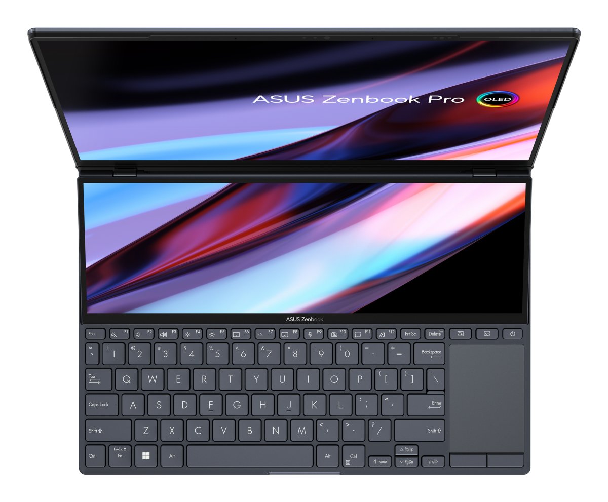 ASUS Zenbook Pro 14 Duo OLED UX8402ZA-M3033W Intel® Core™ i7 i7-12700H Laptop 36.8 cm (14.5") Touchscreen 2.8K 16 GB LPDDR5-SDRAM 512 GB SSD Wi-Fi 6E (802.11ax) Windows 11 Home Black - Image 9