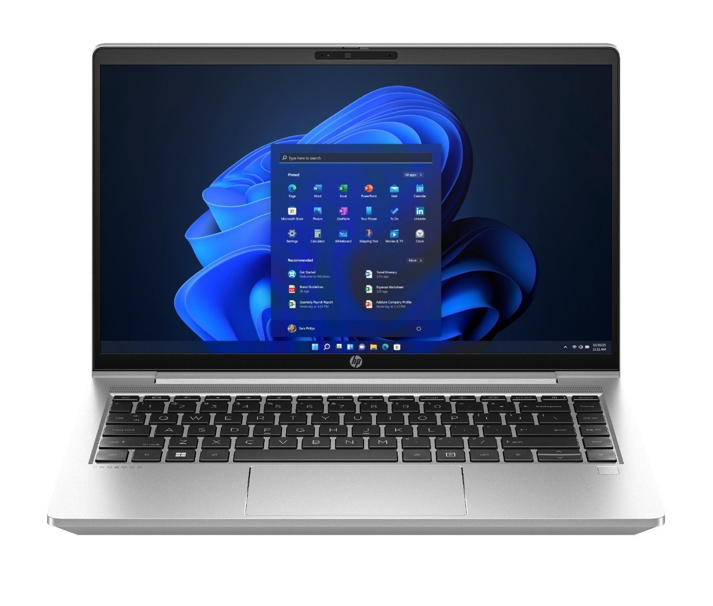 HP ProBook 4 G1a AMD Ryzen 5 Laptop 37 cm (14") WUXGA 8GB DDR5-SDRAM 256 GB SSD Windows 11 Pro Silver - Image 2