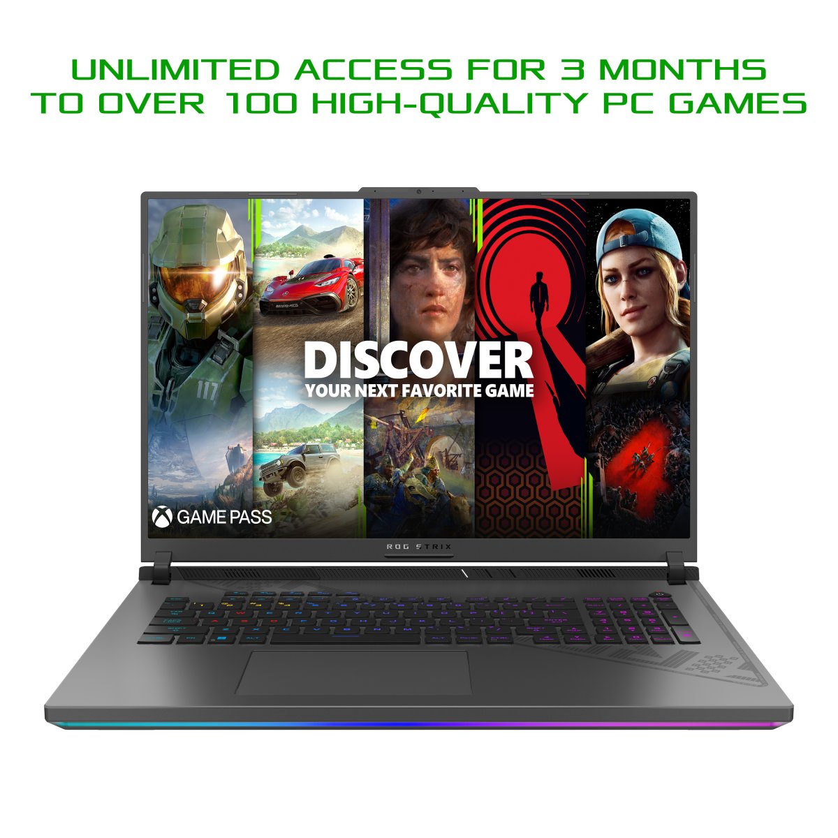 ASUS ROG Strix G18 G814JI-N6070W Intel® Core™ i9 i9-13980HX Laptop 45.7 cm (18") WQXGA 32 GB DDR5-SDRAM 1 TB SSD NVIDIA GeForce RTX 4070 Wi-Fi 6E (802.11ax) Windows 11 Home Black, Grey - Image 2