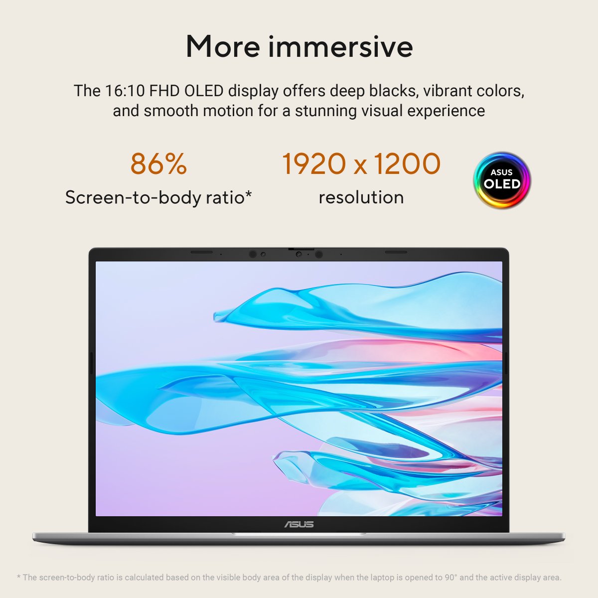 ASUS Vivobook S14 M3407HA 14-inch Ryzen 5 220 16GB 512GB SSD Windows 11 Home Silver - Image 15