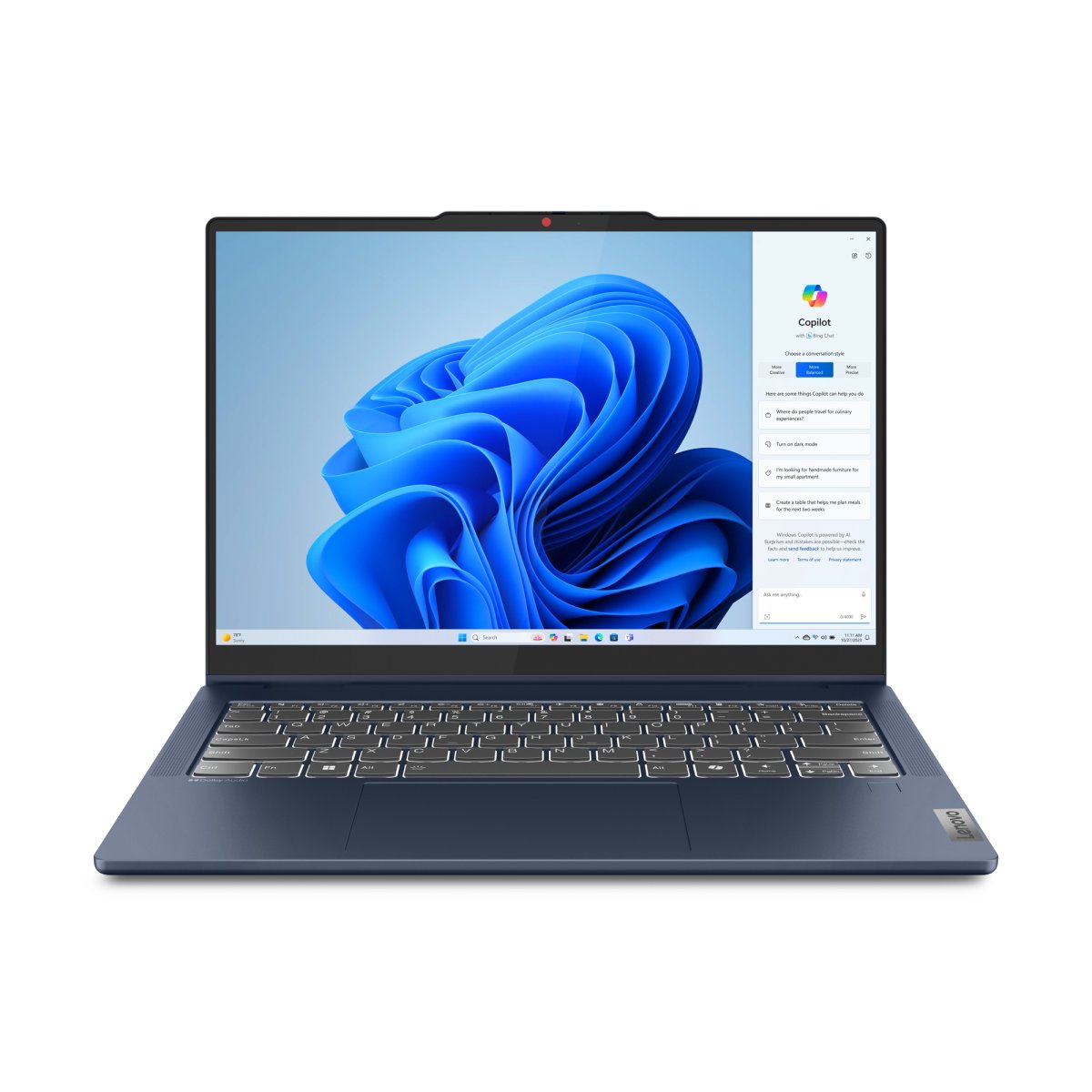 Lenovo IdeaPad 5 2-in-1 14IRH9 Intel® Core™ i7 i7-13620H Hybrid (2-in-1) 35.6 cm (14") Touchscreen WUXGA 16 GB LPDDR5x-SDRAM 1 TB SSD Wi-Fi 6 (802.11ax) Windows 11 Home English Blue