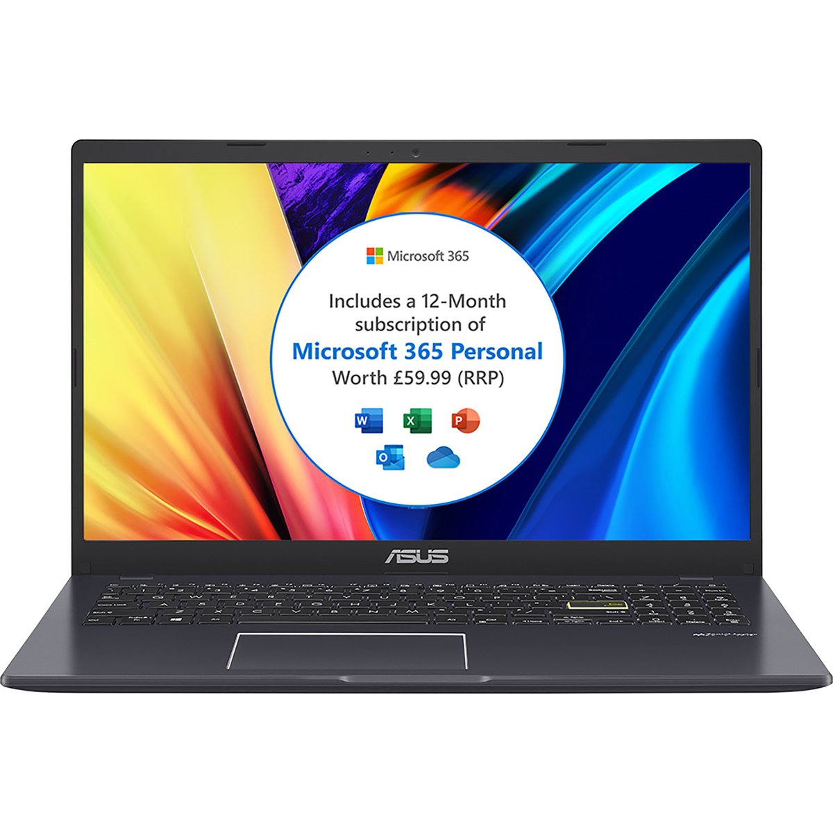 ASUS E510MA-EJ040WS Intel® Celeron® N N4020 Laptop 39.6 cm (15.6") Full HD 4 GB DDR4-SDRAM 64 GB eMMC Wi-Fi 5 (802.11ac) Windows 11 Home in S mode Black - Image 14