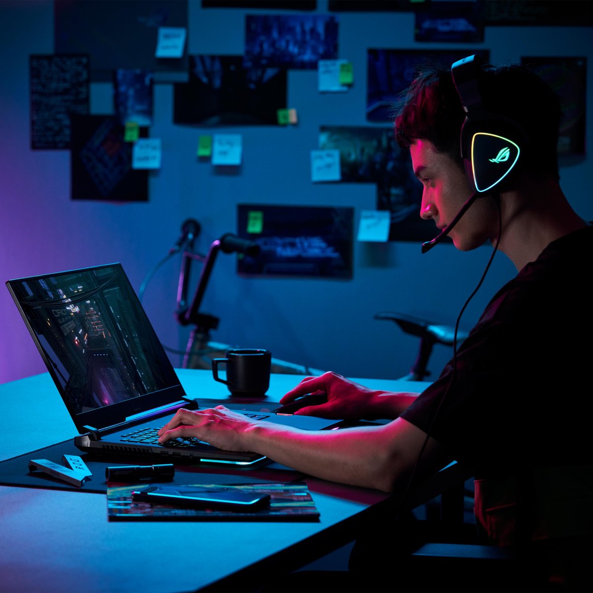 ASUS ROG Strix G17 G713PV-HX048W AMD Ryzen™ 9 7845HX Laptop 43.9 cm (17.3") Full HD 16 GB DDR5-SDRAM 1 TB SSD NVIDIA GeForce RTX 4060 Wi-Fi 6E (802.11ax) Windows 11 Home Black, Grey - Image 9