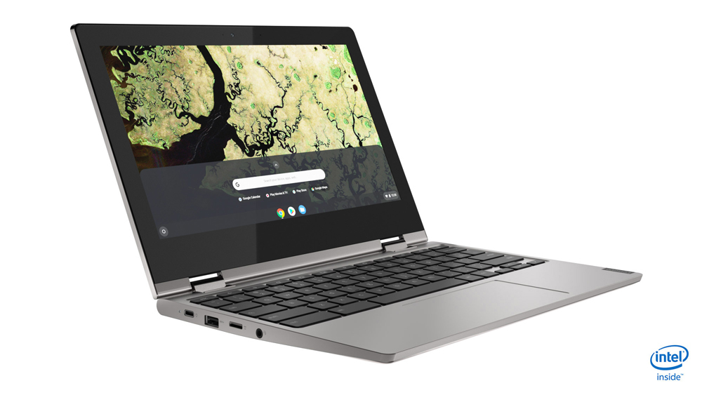 Lenovo Chromebook C340-11 Intel® Celeron® N4000 29.5 cm (11.6") Touchscreen HD 4 GB LPDDR4-SDRAM 32 GB eMMC Wi-Fi 5 (802.11ac) ChromeOS Grey, Platinum - Image 3