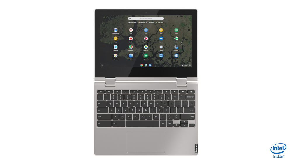 Lenovo Chromebook C340-11 Intel® Celeron® N4000 29.5 cm (11.6") Touchscreen HD 4 GB LPDDR4-SDRAM 32 GB eMMC Wi-Fi 5 (802.11ac) ChromeOS Grey, Platinum - Image 6