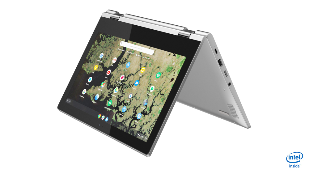Lenovo Chromebook C340-11 Intel® Celeron® N4000 29.5 cm (11.6") Touchscreen HD 4 GB LPDDR4-SDRAM 32 GB eMMC Wi-Fi 5 (802.11ac) ChromeOS Grey, Platinum - Image 4