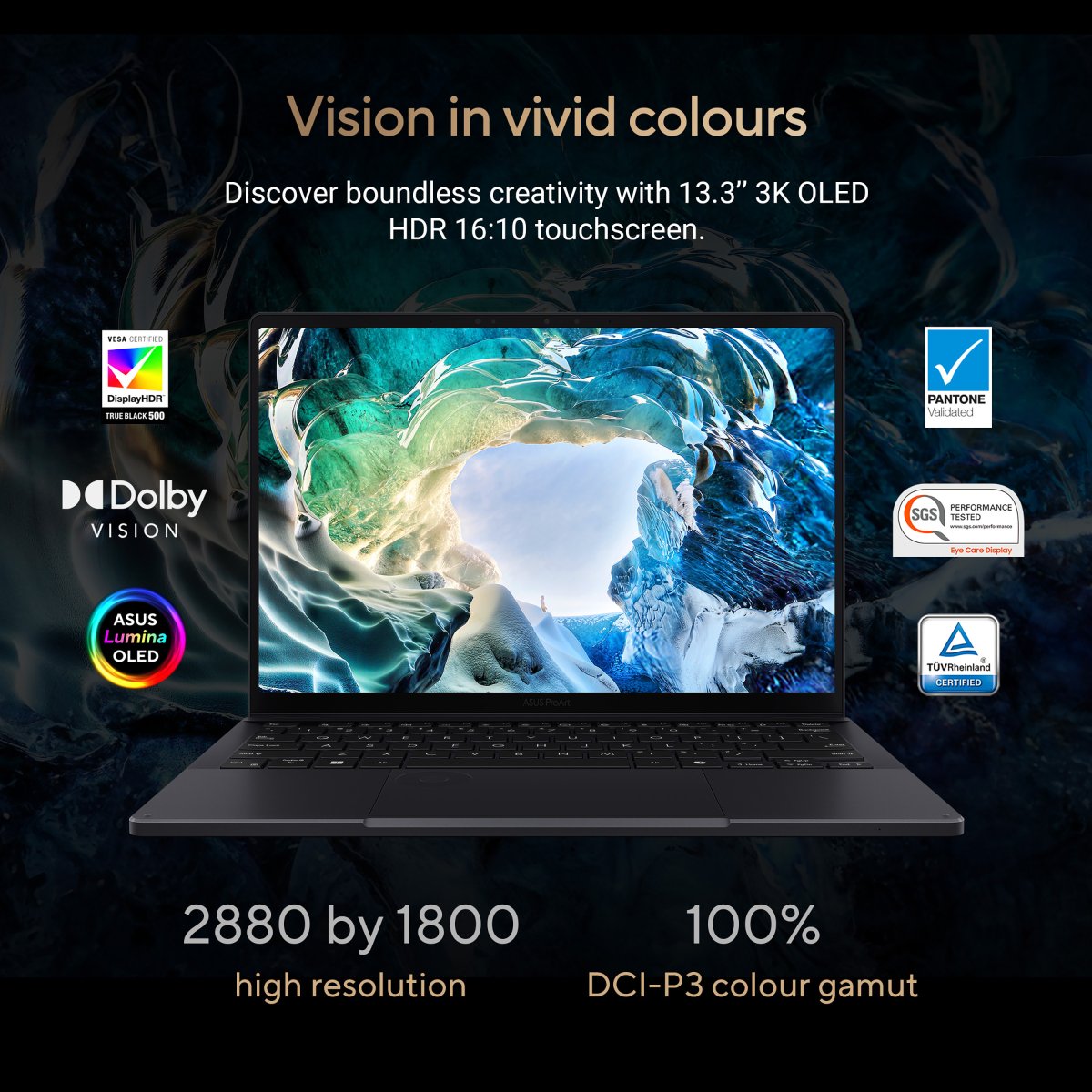 ASUS ProArt PX13 HN7306WI-LX017W Copilot+ PC AMD Ryzen AI 9 HX 370 Hybrid (2-in-1) 33.8 cm (13.3") Touchscreen 3K 32 GB LPDDR5x-SDRAM 2 TB SSD NVIDIA GeForce RTX 4070 Wi-Fi 7 (802.11be) Windows 11 Home Black - Image 10