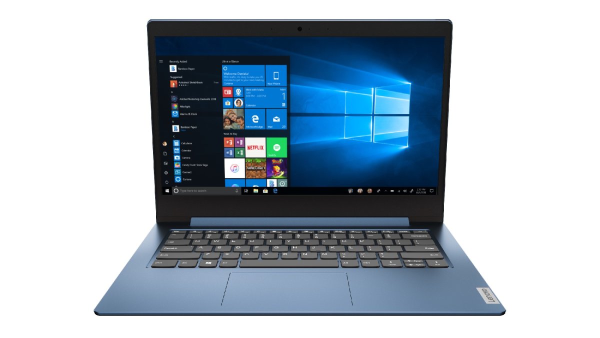 Lenovo IdeaPad 1 14IGL05 Intel® Celeron® N N4020 Laptop 35.6 cm (14") HD 4 GB DDR4-SDRAM 64 GB eMMC Wi-Fi 5 (802.11ac) Windows 10 Home in S mode Blue - Image 2