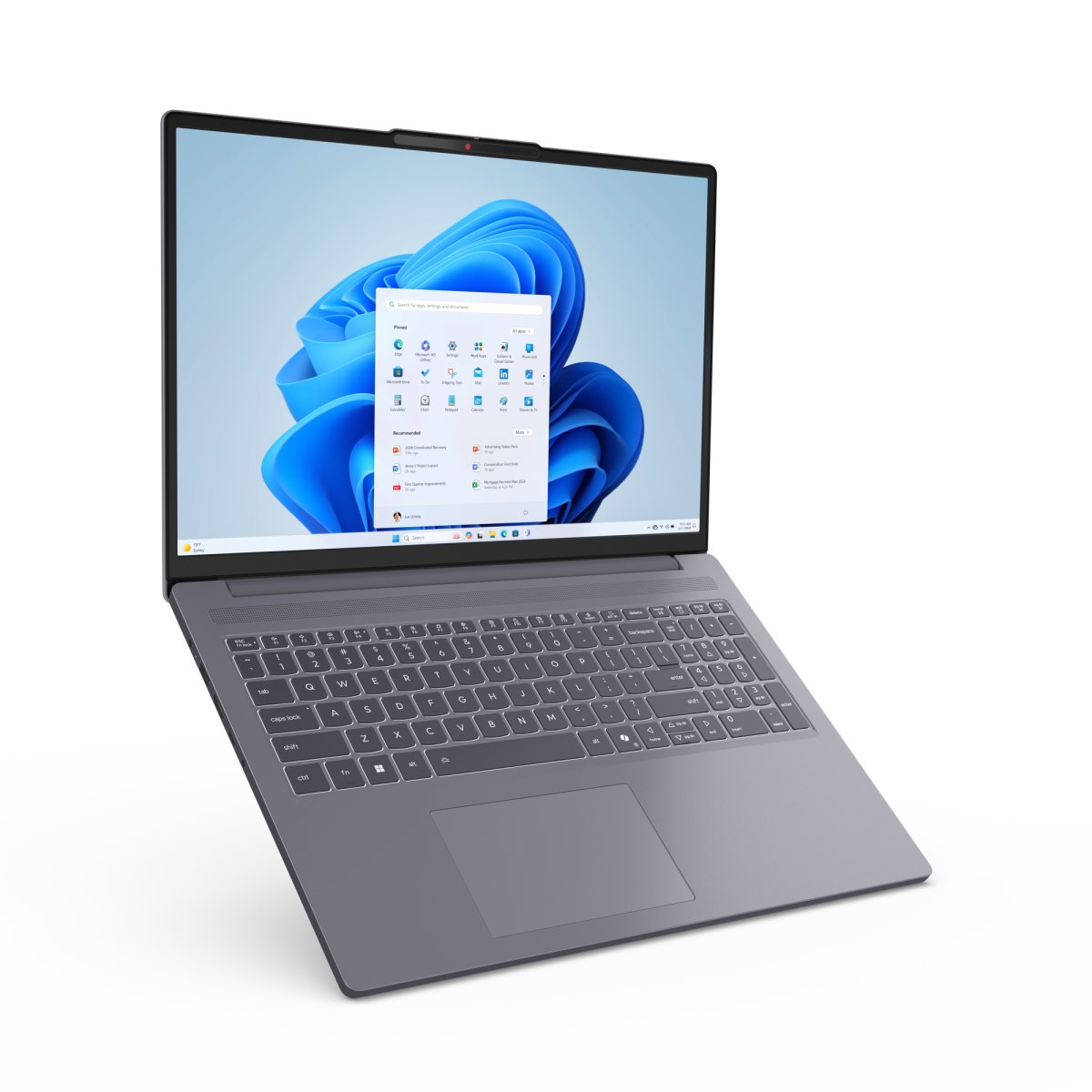 Lenovo IdeaPad Slim 3 16ARP10 AMD Ryzen™ 7 Laptop 40.6 cm (16") WUXGA 8 GB DDR5-SDRAM 512 GB SSD Wi-Fi 7 (802.11be) Windows 11 Home in S mode English Grey - Image 3