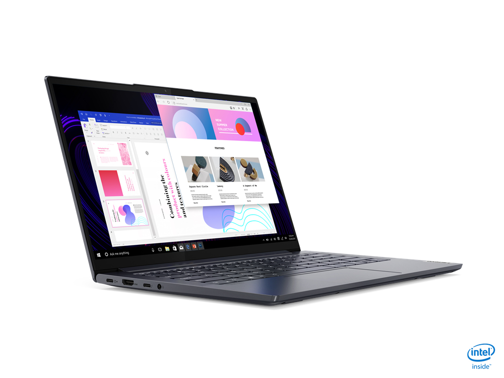 Lenovo Yoga Slim 7 14IIL05 Intel® Core™ i5 i5-1035G4 Laptop 35.6 cm (14") Full HD 8 GB LPDDR4x-SDRAM 256 GB SSD Wi-Fi 6 (802.11ax) Windows 10 Home Grey - Image 2