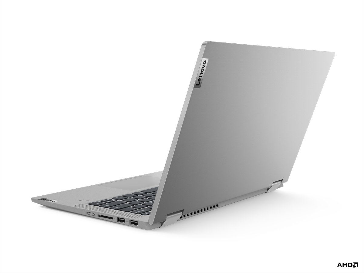 Lenovo IdeaPad Flex 5 14ALC05 AMD Ryzen™ 7 5700U Hybrid (2-in-1) 35.6 cm (14") Touchscreen Full HD 8 GB DDR4-SDRAM 512 GB SSD Wi-Fi 6 (802.11ax) Windows 10 Home in S mode UK English Grey, Platinum - Image 3