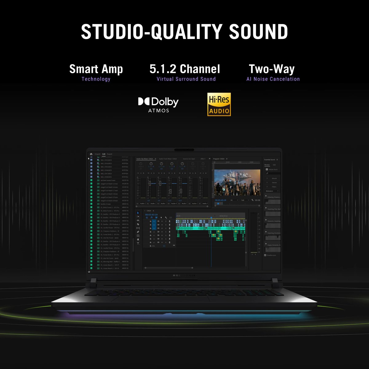 ASUS ROG Strix G18 G815LP-S9005W Intel Core Ultra 9 275HX Laptop 45.7 cm (18") WQXGA 32 GB DDR5-SDRAM 1 TB SSD NVIDIA GeForce RTX 5070 Wi-Fi 7 (802.11be) Windows 11 Home Black, Grey - Image 13