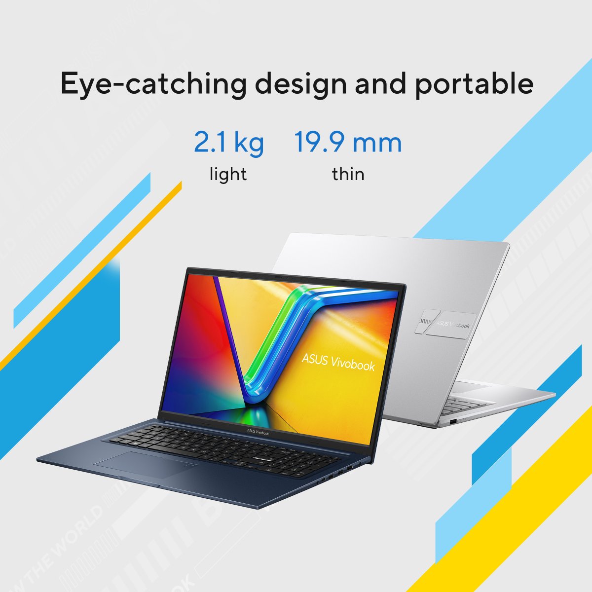 ASUS Vivobook 17 X1704ZA-AU037W Intel® Pentium® Gold 8505 Laptop 43.9 cm (17.3") Full HD 8 GB DDR4-SDRAM 256 GB SSD Wi-Fi 5 (802.11ac) Windows 11 Home Silver - Image 19