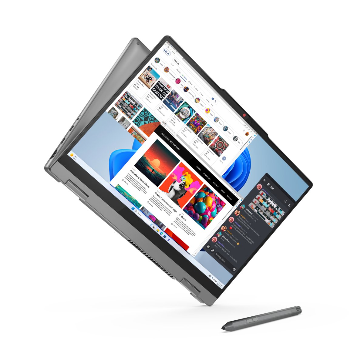 Lenovo IdeaPad 5 2-in-1 14IRH9 Intel® Core™ i7 i7-13620H Hybrid (2-in-1) 35.6 cm (14") Touchscreen WUXGA 16 GB LPDDR5x-SDRAM 512 GB SSD Wi-Fi 6 (802.11ax) Windows 11 Home UK English Grey - Image 11