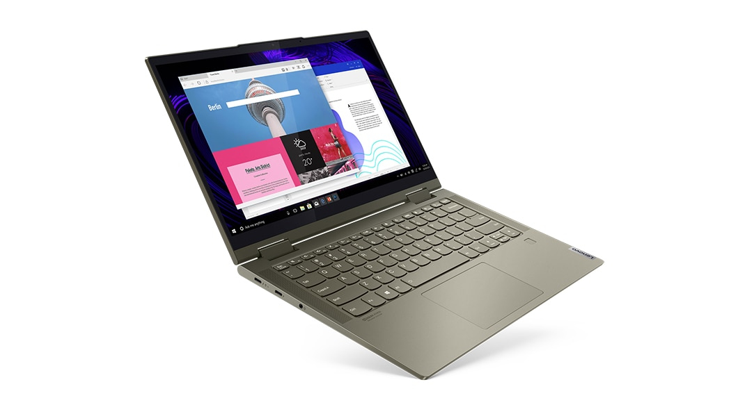 Lenovo Yoga 7 14ITL5 Intel® Core™ i7 i7-1165G7 Hybrid (2-in-1) 35.6 cm (14") Touchscreen Full HD 8 GB DDR4-SDRAM 512 GB SSD Wi-Fi 6 (802.11ax) Windows 10 Home Green - Image 5
