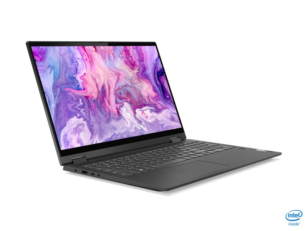 Lenovo IdeaPad Flex 5 15ALC05 AMD Ryzen™ 5 5500U Hybrid (2-in-1) 39.6 cm (15.6") Touchscreen Full HD 8 GB DDR4-SDRAM 256 GB SSD Wi-Fi 5 (802.11ac) Windows 10 Home in S mode English Graphite, Grey