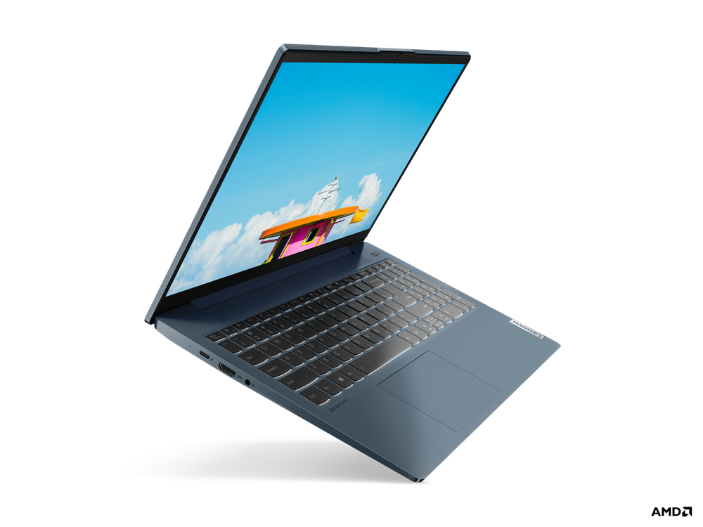 Lenovo IdeaPad 5 15ALC05 AMD Ryzen™ 5 5500U Laptop 39.6 cm (15.6") Full HD 8 GB DDR4-SDRAM 256 GB SSD Wi-Fi 5 (802.11ac) Windows 10 Home in S mode English Blue