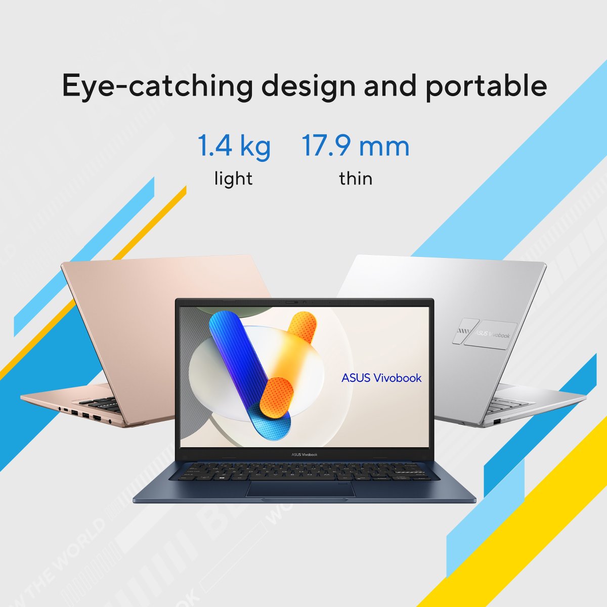 ASUS Vivobook 14 X1404VA-EB142W Intel® Core™ i7 i7-1355U Laptop 35.6 cm (14") Full HD 16 GB DDR4-SDRAM 512 GB SSD Wi-Fi 6E (802.11ax) Windows 11 Home Silver - Image 8