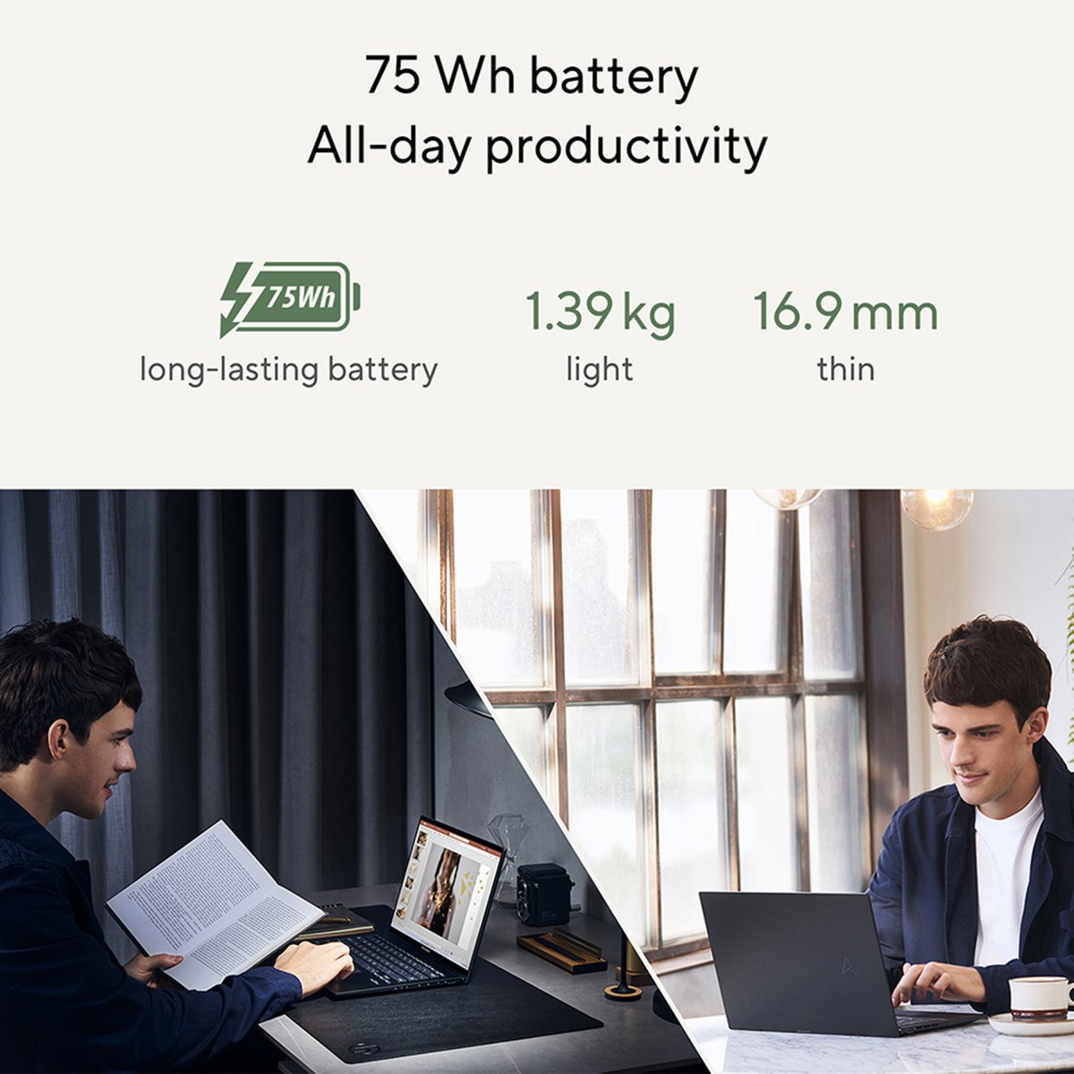 ASUS Zenbook 14 OLED UX3402VA-KN113W Intel® Core™ i5 i5-1340P Laptop 35.6 cm (14") Touchscreen 2.8K 16 GB LPDDR5-SDRAM 512 GB SSD Wi-Fi 6E (802.11ax) Windows 11 Home Blue - Image 11