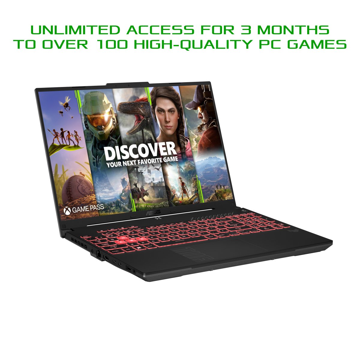 ASUS TUF Gaming F16 FX607VU-RL033W Copilot+ PC Intel® Core™ i7 i7-13620H Laptop 40.6 cm (16") WUXGA 16 GB DDR5-SDRAM 512 GB SSD NVIDIA GeForce RTX 4050 Wi-Fi 6 (802.11ax) Windows 11 Home Black, Grey - Image 2