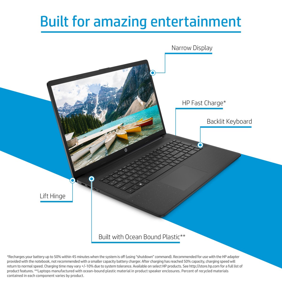 HP 17-cn0105na Intel® Core™ i5 i5-1135G7 Laptop 43.9 cm (17.3") Full HD 8 GB DDR4-SDRAM 512 GB SSD Wi-Fi 5 (802.11ac) Windows 11 Home Silver - Image 14